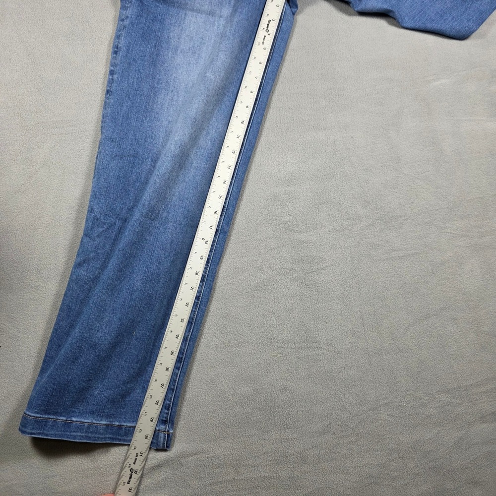 Flamingals Jeans Women Small Blue Wide Leg High Rise 258419 HB Medium Wash - Picture 2 of 7
